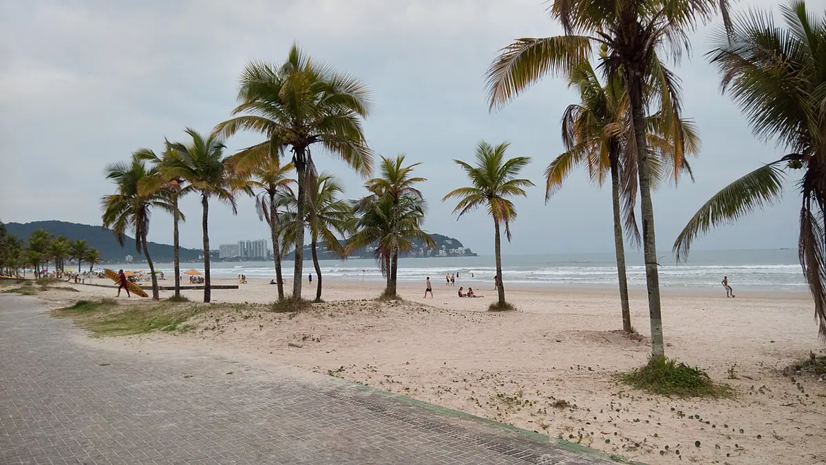 Praia em Guarujá (SP)
