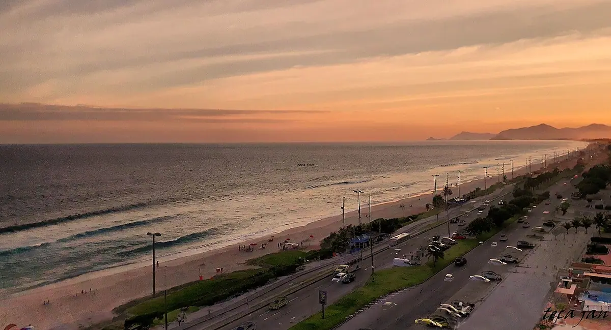 Praia da Barra da Tijuca, em Rio de Janeiro (RJ)
