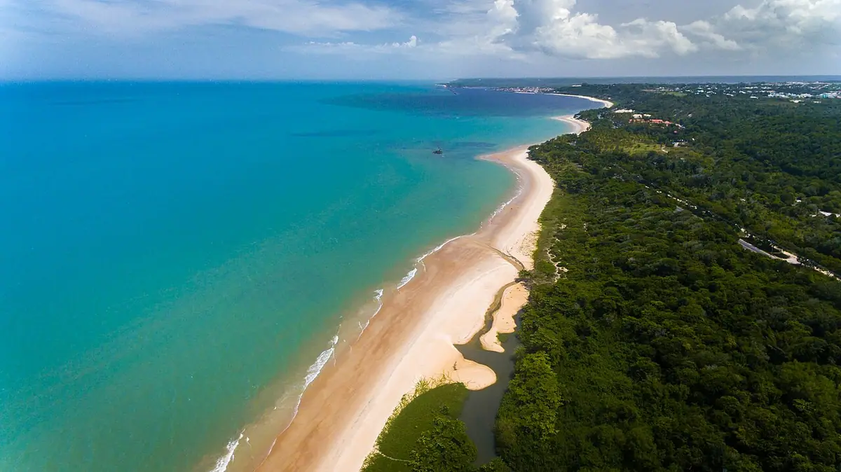 Praia do Mundaí, em Porto Seguro (BA)