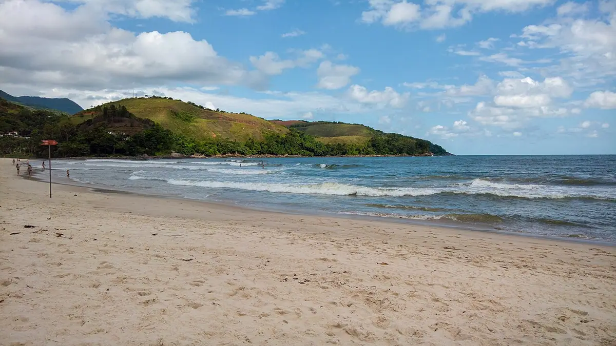 Praia de Maresias, em São Sebastião (SP)