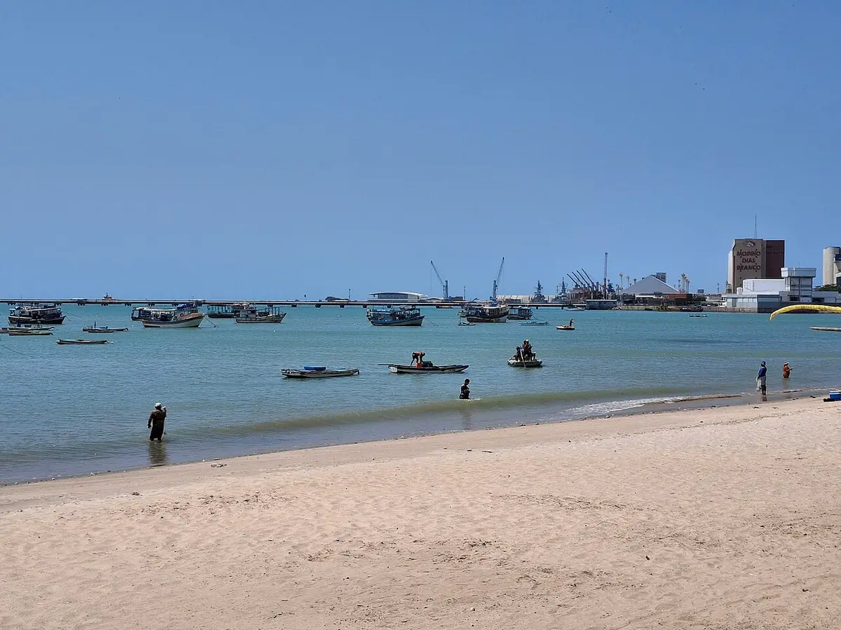 Praia do Mucuripe, em Fortaleza (CE)
