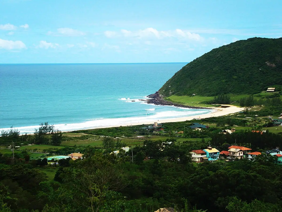 Praia do Silveira, em Garopaba (SC)