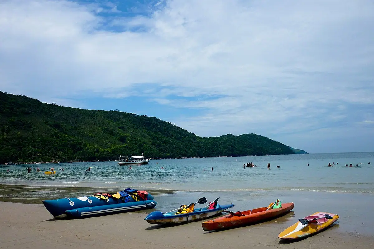 Praia da Enseada, em Ubatuba (SP)