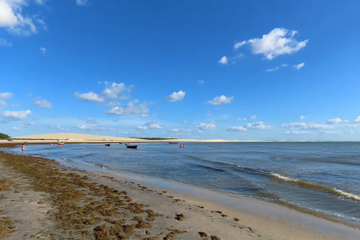 Praia de Jericoacoara, em Jijoca de Jericoacoara (CE)