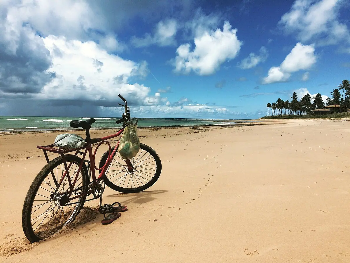 Praia de Guarajuba, em Camaçari (BA)